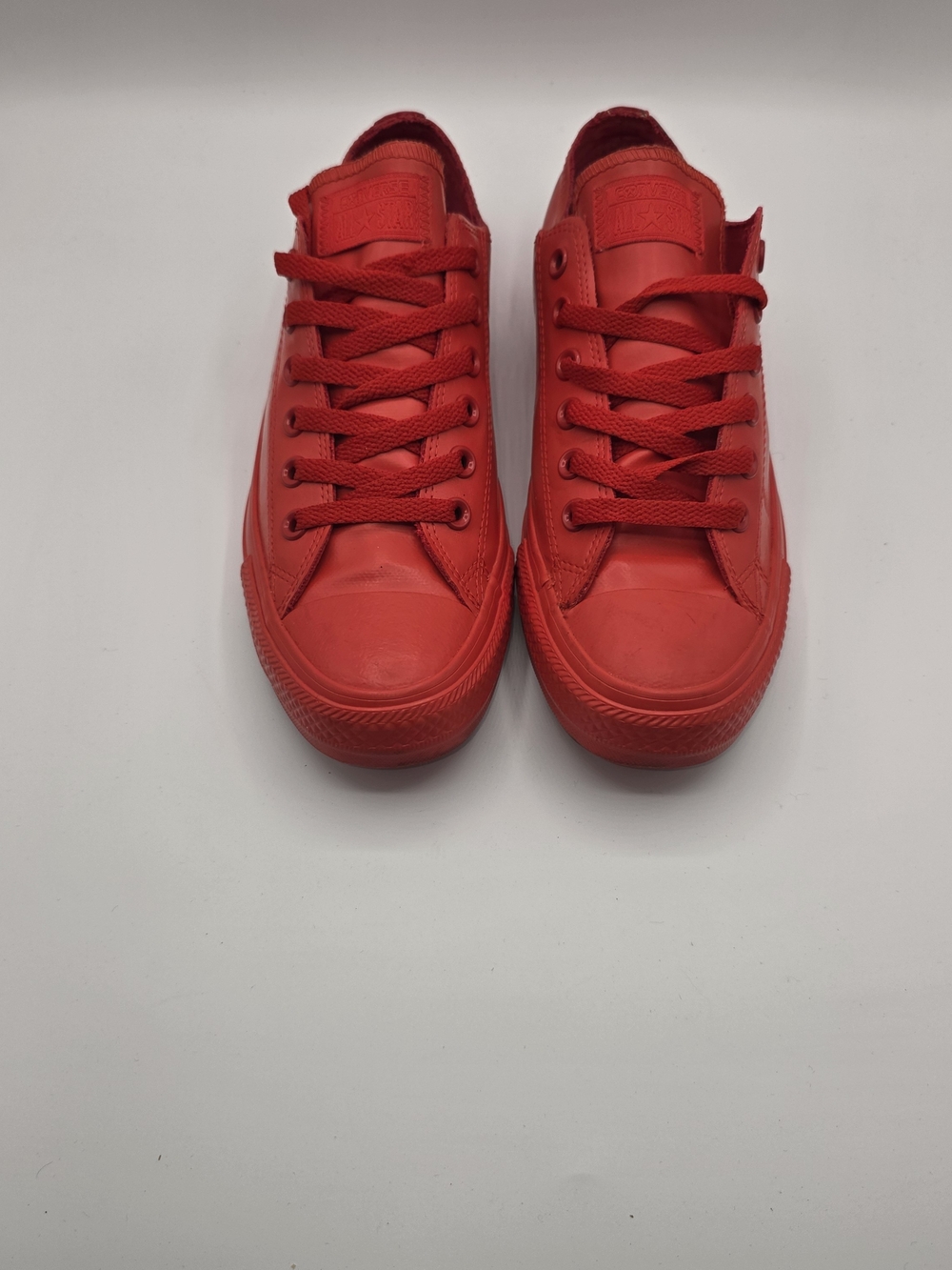 Converse Chuck Taylor All Star Rubber Low Top Monochromatic Red 151164C Mens 6.5